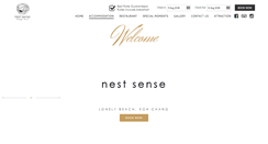 Desktop Screenshot of nestsenseresort.com